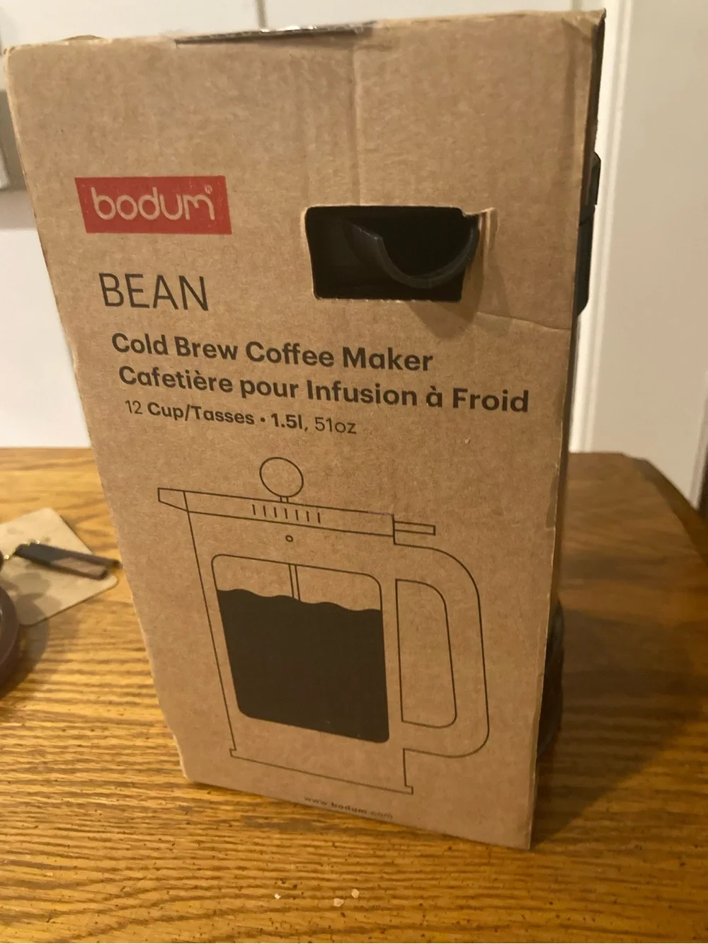 Bodum Cold Brew Coffee Maker 12 Cups.